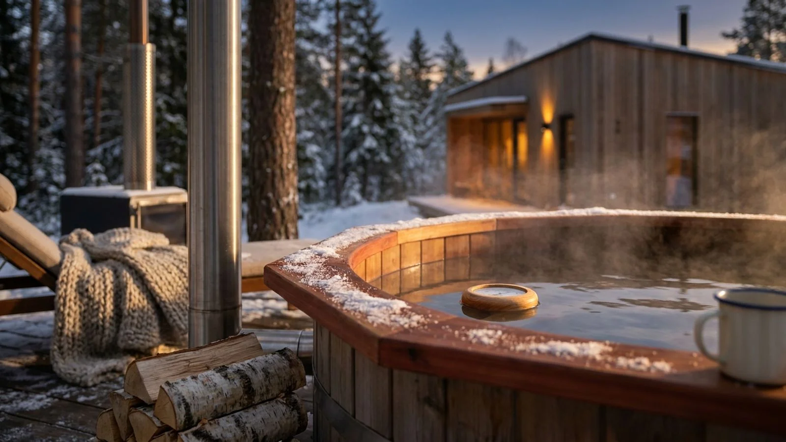 Utiliser son Bain Nordique en Hiver : Température, Consommation et Rituels