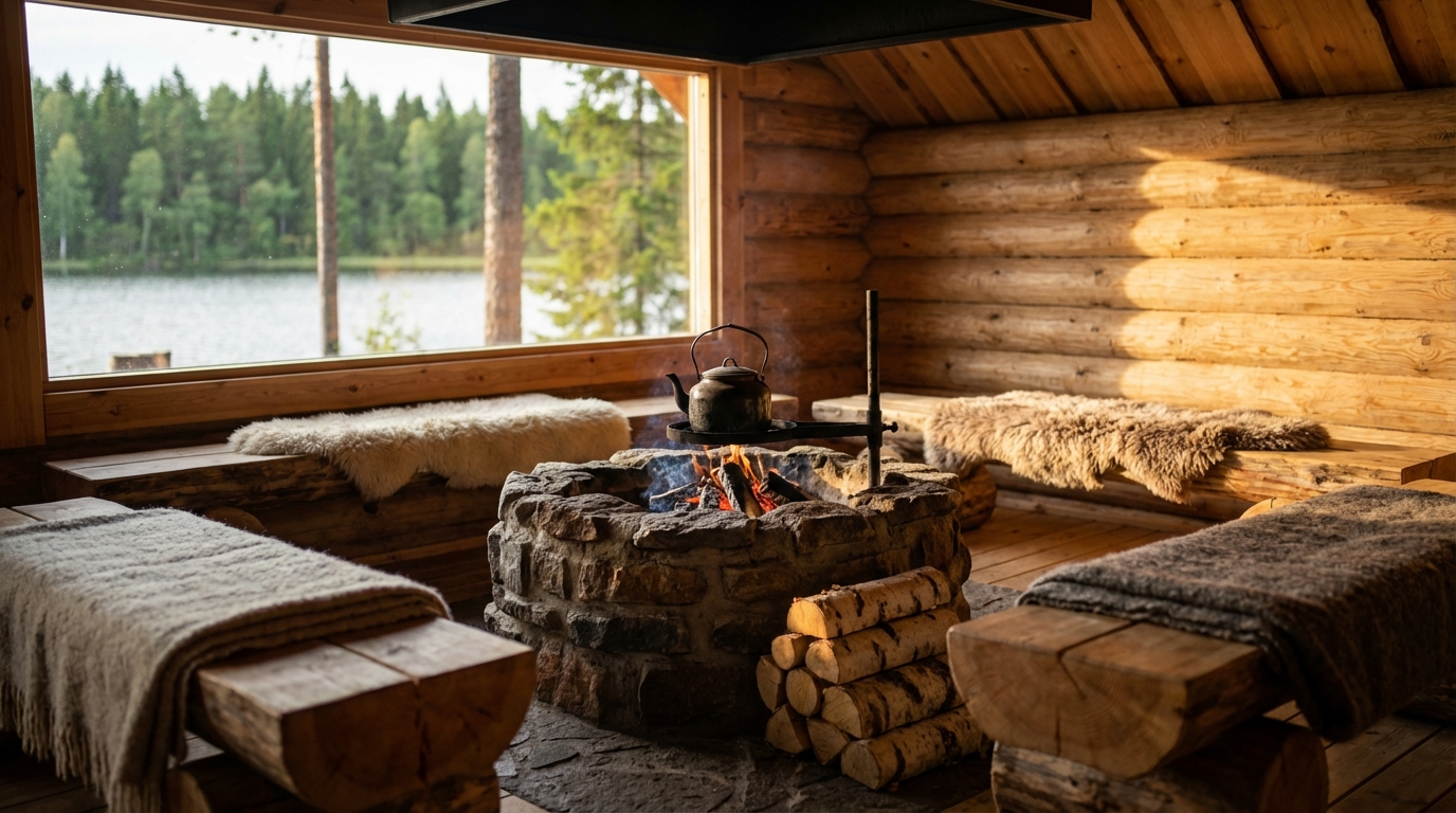 Pourquoi choisir le bord d'un lac pour installer un kota finlandais